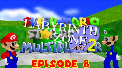 Longplay Super Mario Star Road Multiplayer avec MarioandOlimar - Épisode 08 - Labyrinth Zone act 2