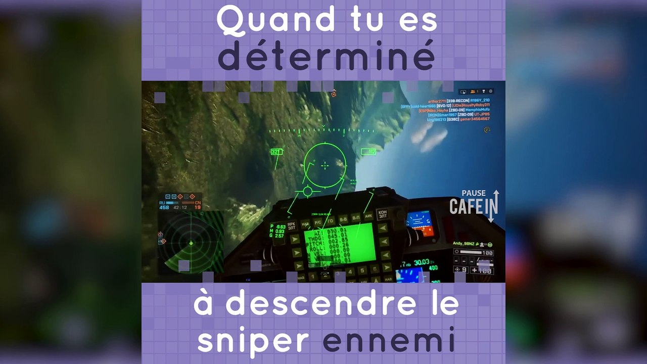 Comment abattre un sniper ennemi avec un avion, un bazooka et du courage