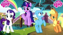 My Little Pony Transforms - Color Swap Mane 6 Alicorns Princess Twilight - Coloring Videos