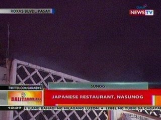 BT: Japanese restaurant sa Pasay, nasunog
