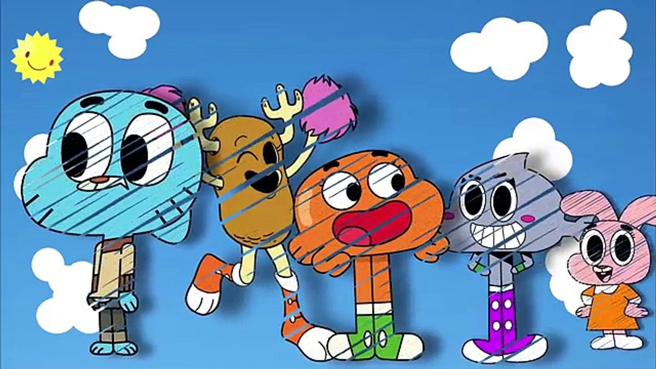Gumball Cartoon Network, Finger Family Song | Nursery Rhyme