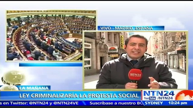 Congreso español inicia reforma de la ley Mordaza propuesta por gobierno de Mariano Rajoy en 2015