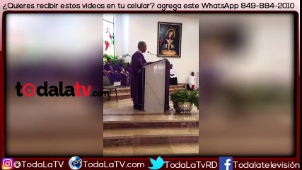 Esposo de Delcy Yapor habla en misa de cuerpo presente de la occisa-Video