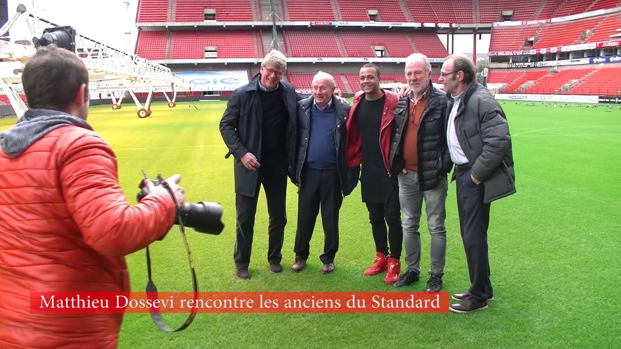 Matthieu Dossevi rencontre les anciens du Standard
