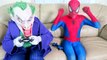 Spiderman vs Joker vs Minion! w_ Batman, Pink Spidergirl Crazy Gymnastics - Fun Superheroes  -)-2m1XWFA