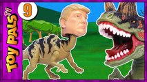 TRUMPOSAURUS Dinosaurs Revenge Jurassic Park World Toys Dinosaur Toy Kids Videos 9-gQunAB