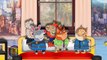 Pigs in Zootopia Costumes Wheels On The Bus Go Round and Round With Lyrics