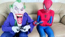 Spiderman vs Joker vs Minion! w_ Batman, Pink Spidergirl Crazy Gymnastics - Fun Superheroes  -)-2m1XWFAG