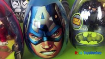 Easter Egg Hunt Surprise Toys Challenge Marvel Superheroes Avengers Captain America vs The
