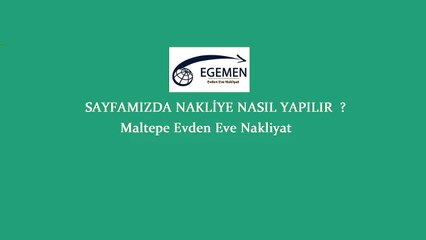 Maltepe Evden Eve Nakliyat