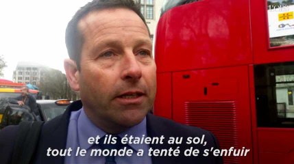 Attaque à Londres : "Un homme est passé à côté de moi avec un grand couteau"