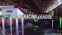 La liga de carreras de drones