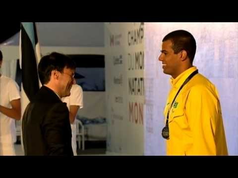 Swimming - men's 100m backstroke S10 medal ceremony - 2013 IPC Swimming World Championships Montreal