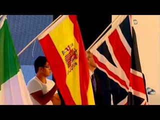 Swimming - women's 100m breaststroke SB14 medal ceremony - 2013 IPC Swimming World Championships