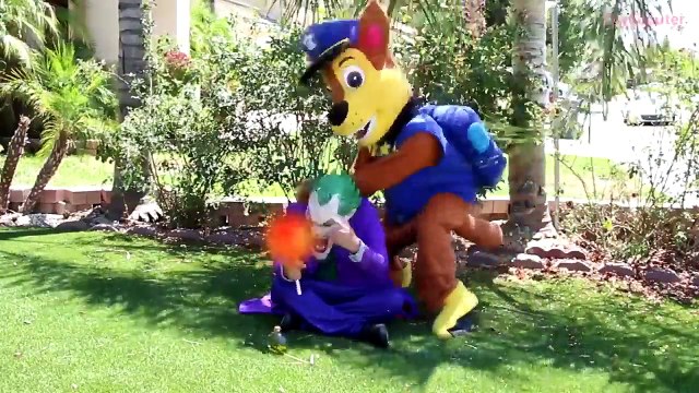 Baby Princess Rapunzel Eats Minnie Mouse! w/ Joker, Spiderman & Paw Patrol Chase in Real L