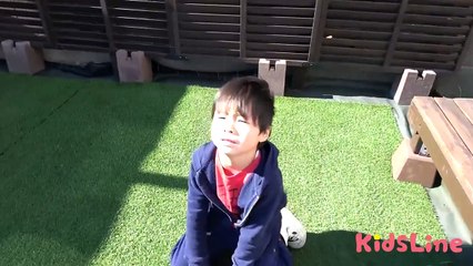 目が取れちゃったー！！！ ラジコンカー後編 こうくんねみちゃん eye pops out!!!