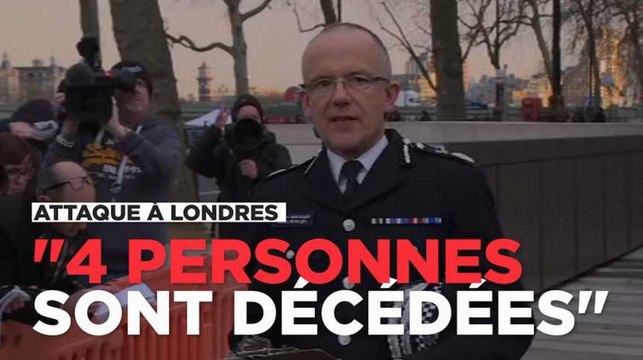 Attaque à Londres: 4 morts dont un policier et l'assaillant