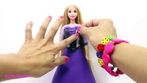 Play Doh Dresses Elsa Anna Frozen Disney Princess Ariel Tiana Rapunzel Belle Aurora