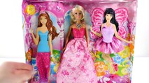 Barbie Doll Mermaid Fairytale Princess Dress Up! Elsa Anna Transform, FROZEN by HobbyKidsT