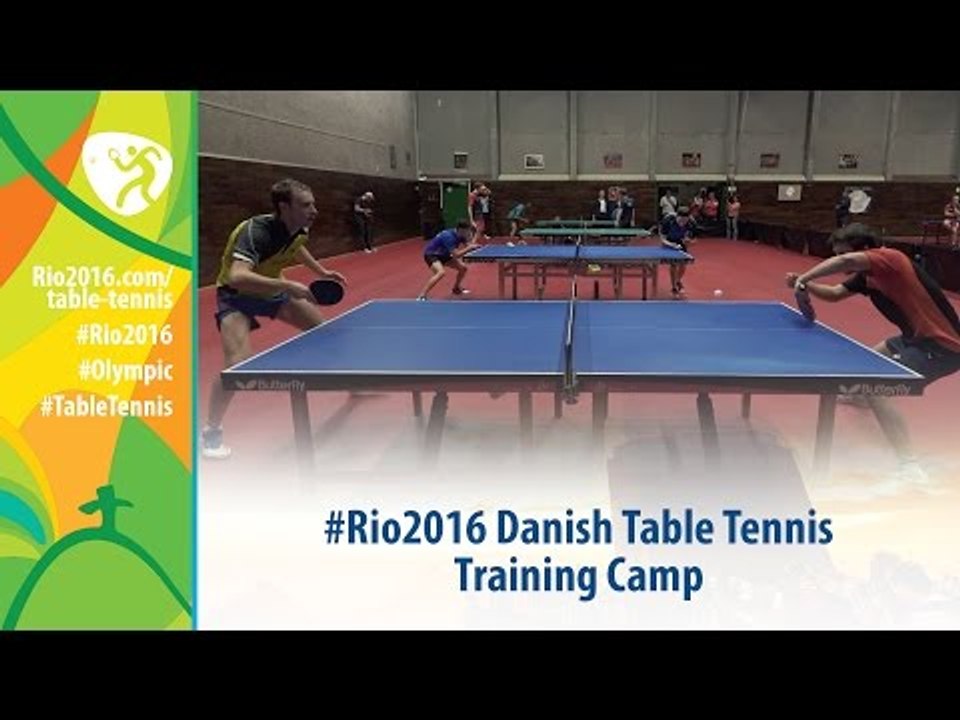 Rio 2016 Danish Table Tennis Training Camp