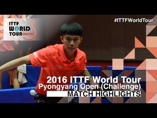 2016 Pyongyang Open Highlights: Xu Yingbin vs Zhao Zhaoyan (1/2)