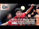 2016 Pyongyang Open Highlights: Ri Myong Sun vs Kim Song I (Final)