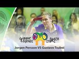 Olympic Legends vs Brazil Stars Gustavo Tsuboi (BRA) vs Jorgen Persson (SWE)