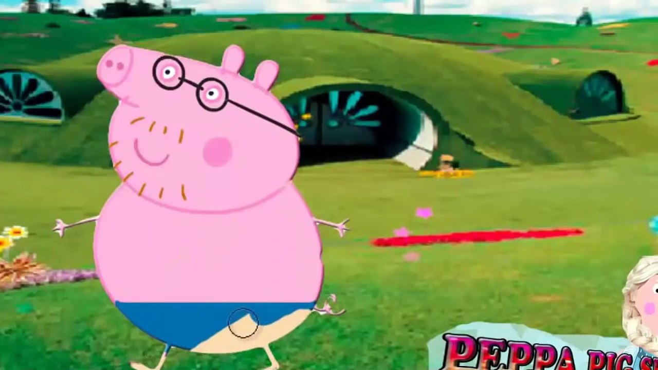 peppa pig en español se disfraza de los teletubbies videos para niños
