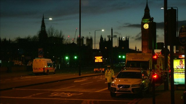 Night falls on London in wake of Westminster attack