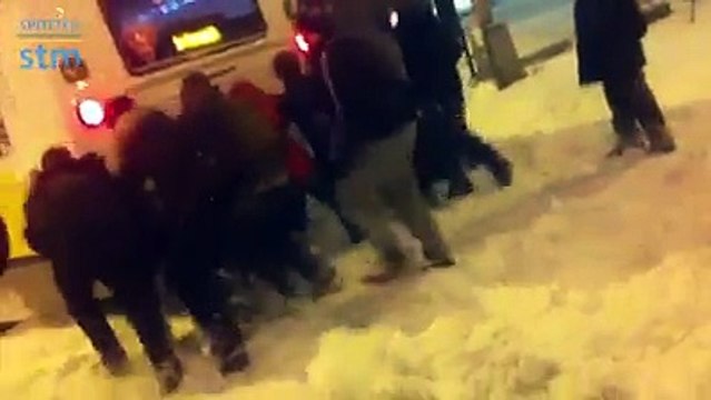 Tempête de neige 2017 STM