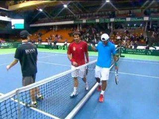 Davis Cup Highlights: Serbia 4-1 India