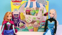Dough Sweets Playset DIY Learn to Mold Play Doh Popsicles Sundaes Ice Cream Cones & Frozen