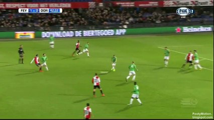1-0 Michiel Kramer Goal HD - Feyenoord 1 - 0 Dordrecht  - 22.03.2017 [HD ]