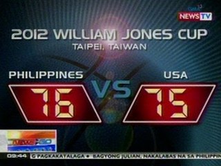 NTG: Pilipinas, nasungkit ang titulo sa 2012 William Jones Cup sa Taipei, Taiwan