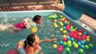 Outdoor Giant Ball Pit Pool Kids Learning Playing Water Balloons Balls Easy Fun Color Less