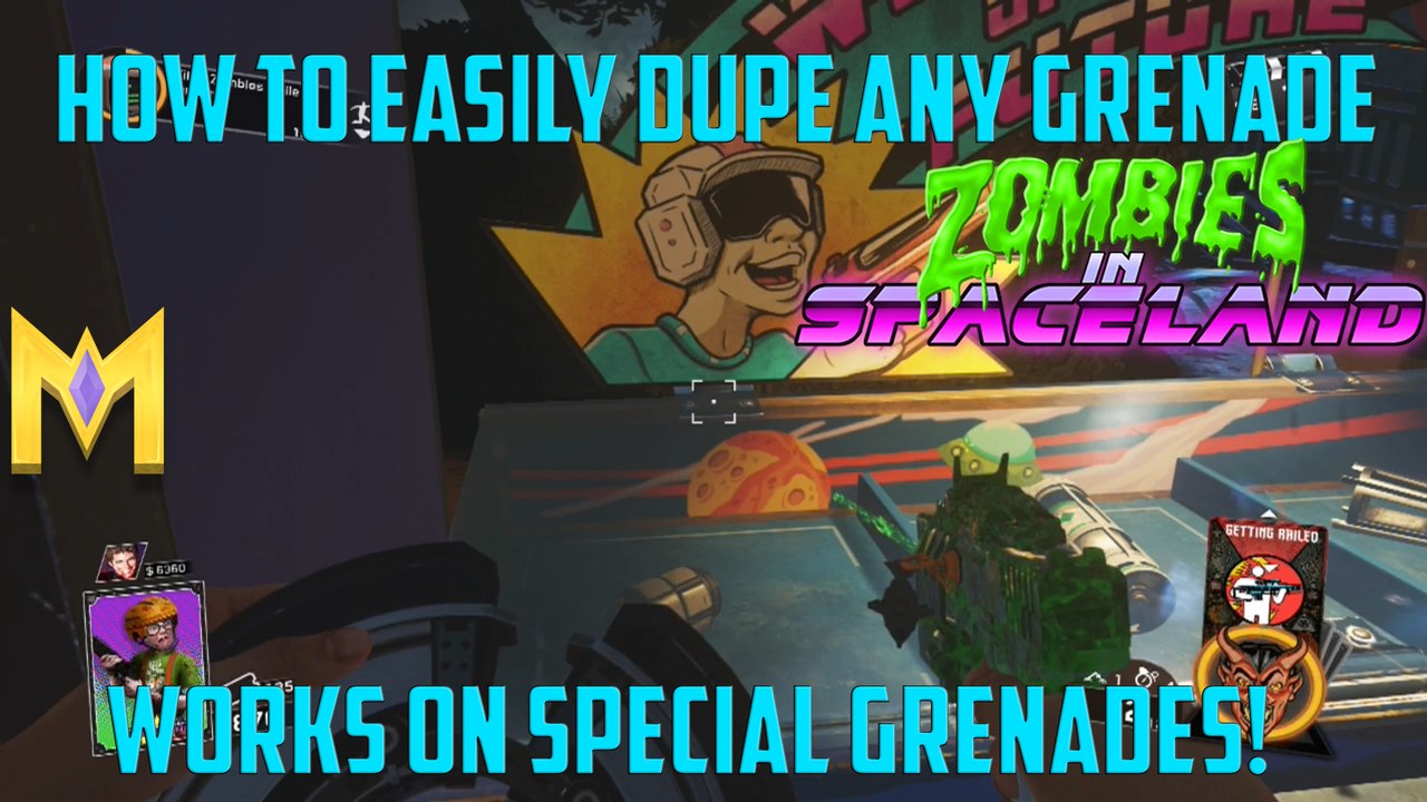 Zombies In Spaceland Glitches - DUPE ANY SPECIAL GRENADE - Dupe Grenades AFTER PATCH 1.11