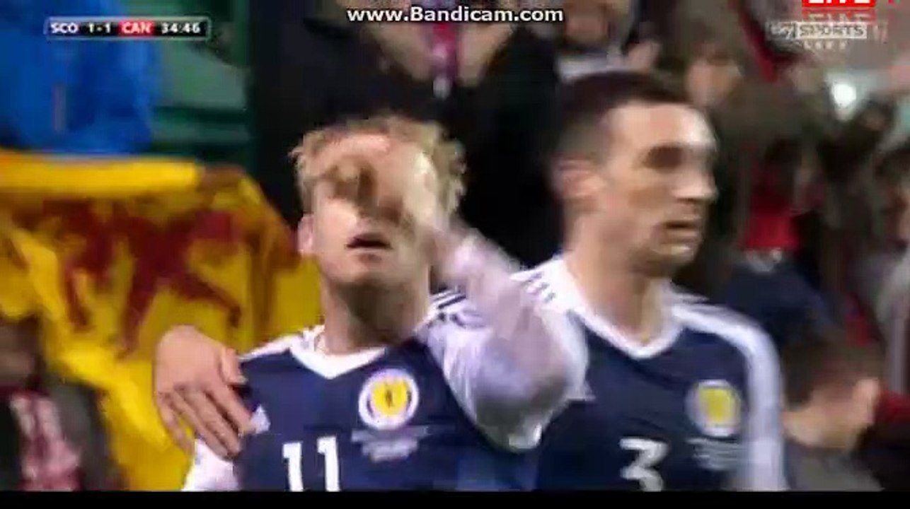 Steven Naismith Goal Scotland 1-1 Canada 2017