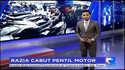 Parkir Liar, Motor dan Bajaj Terjaring Razia