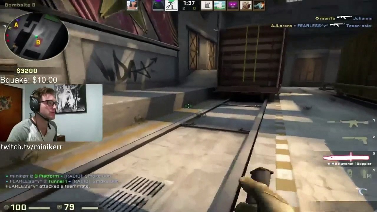 CS:GO - INHUMAN 1v5 NINJA DEFUSE