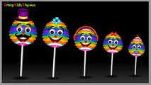 Finger Family Lollipop Rainbow Family | Lollipop VIBGYOR Finger Family Children Nursery Rhymes Songs
