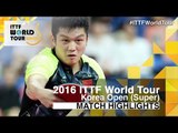 2016 Korea Open Highlights: Fan Zhendong vs Gustavo Tsuboi (R32)