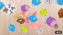 Animals Puzzle Kids & Babies Learn Animals Names, Forest, Grassland, Farm & Ocean By 2 Bab