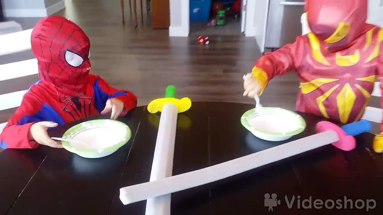 Spiderman vs Venom Dinosaur ! Spiderman Drive Motor ! Superheroes In Real life with Spider