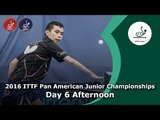 2016 Pan America Junior Championships-Day 6 (Afternoon)