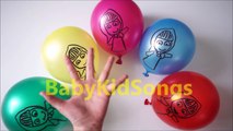 5 Masha Colour Balloons - Learn Colours Compilation - Top Balloon Show Finger Nursery Rhym