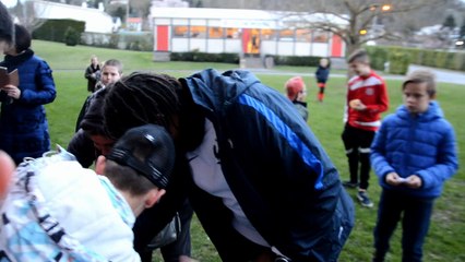 Entraînement de l'équipe de France U18 à Laon avant le France - Allemagne, à Chauny