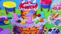 Play doh Peppa Pig Birthday Cake Playset Peppa Wutz Geburtstagskuchen Torta de cumpleaños