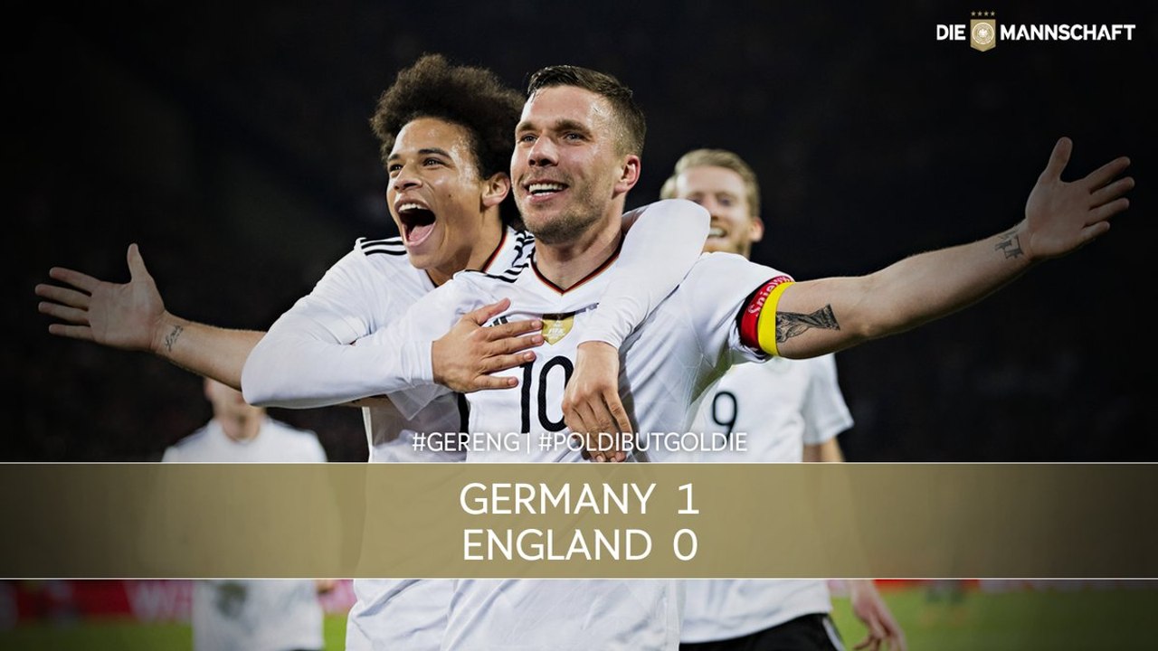 Lukas Podolski Unbelievable Goal vs England - (Germany 1-0 England Friendly Match) 22/03/2017