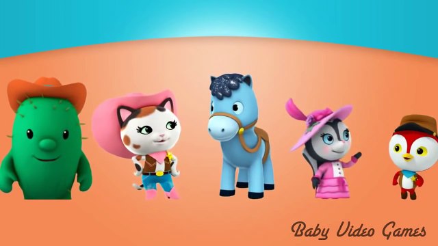 Finger Family Sheriff Callies Wild West | Daddy Finger Songs for Kids| Cartoon Animation