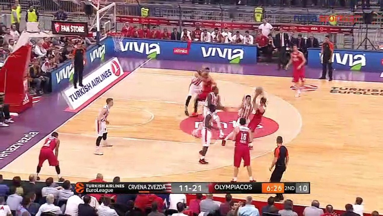 Crvena zvezda mts 64-66 Olympiakos – Full Highlights - 22.03.2017